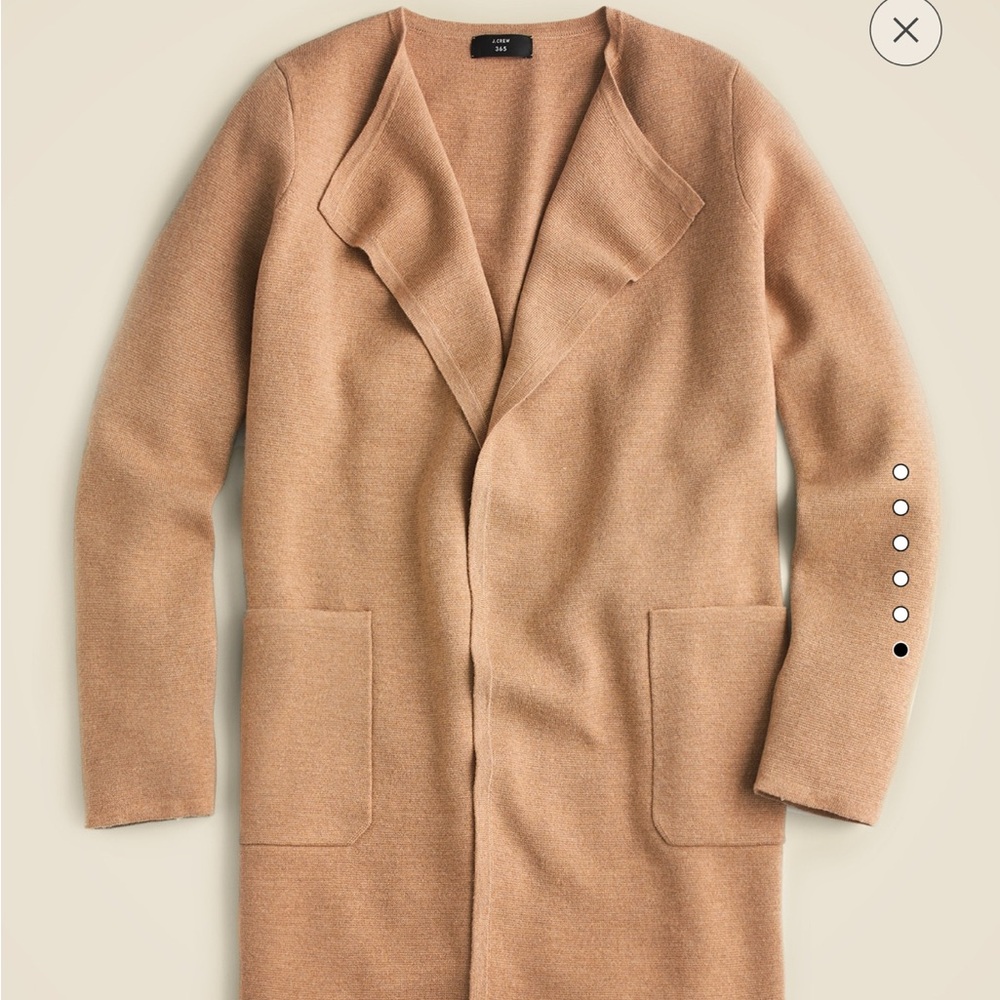Juliette Collarless Sweater Blazer NWOT